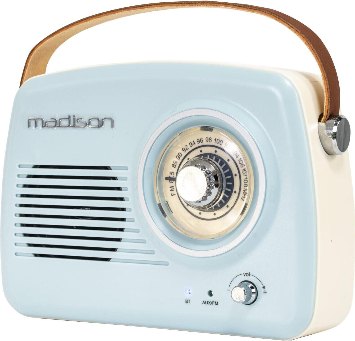 MADISON FREESOUND-VR30 TRAGBARES NOSTALGIE RADIO MIT BLUETOOTH UND FM