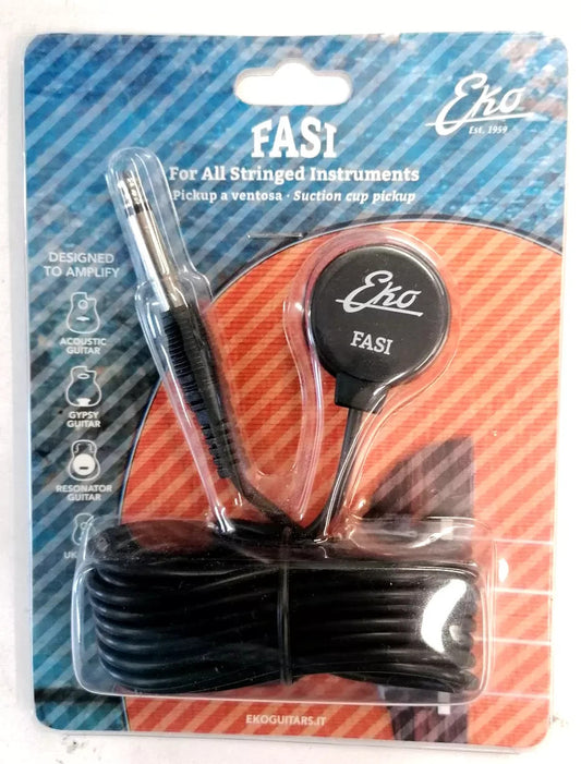 Eko Phasen Saugnapf Tonabnehmer für Akustikgitarre und Streichinstrumente Ukulel