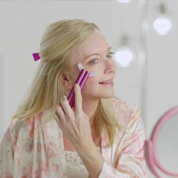 Mikrostrom-Gesichtsmassagegerät mit Schallvibration DermaWav 4in1