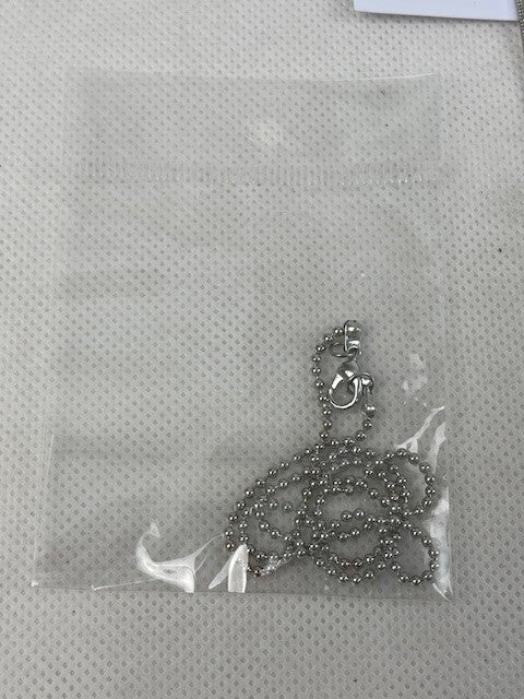 Crystal Blue Halskette mit zusätzlichen Glieder