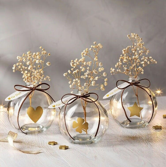 Geschenkset Kugelvasen Fiori, 3er Set