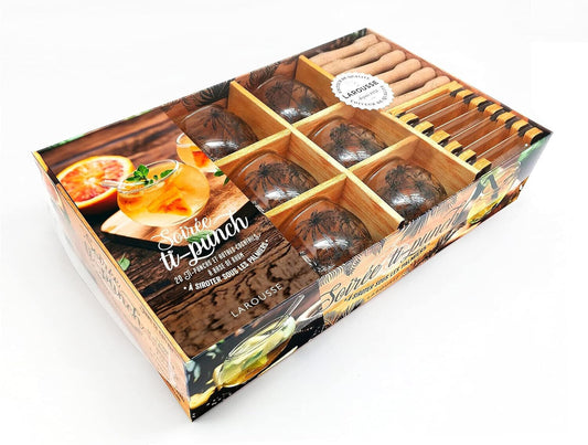 Ti-Punsch-Abend: Unter Palmen nippen Rezeptbuch für Getränke & Cocktails Mix Set