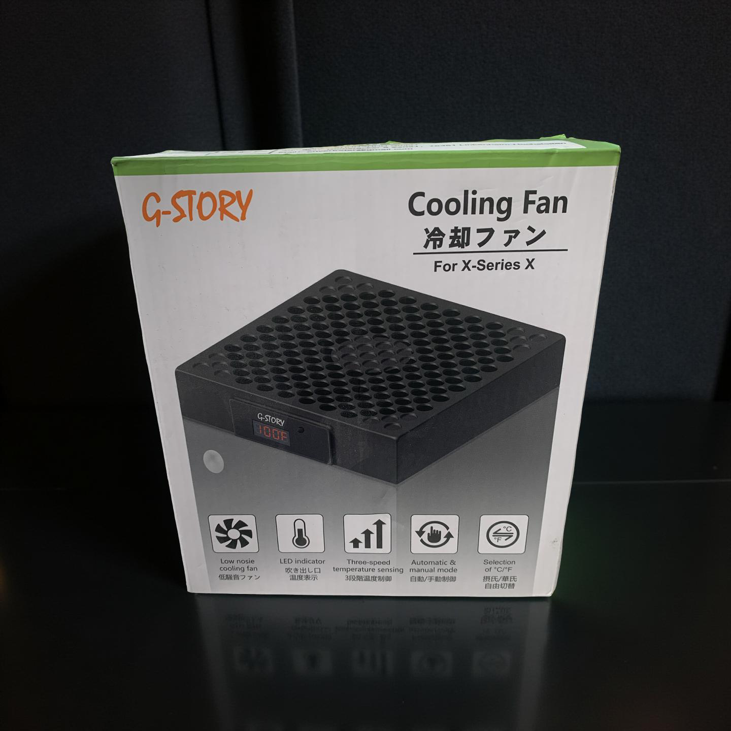 G-STORY Lüfter für Xbox Series S, Lüftergeschwindigkeit wird automatisch durch T
