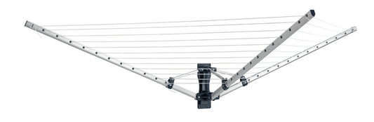 Wand Wäsche Spinne Alu Balkon Terrasse Waschen Raum 2 Halterungen Trockner