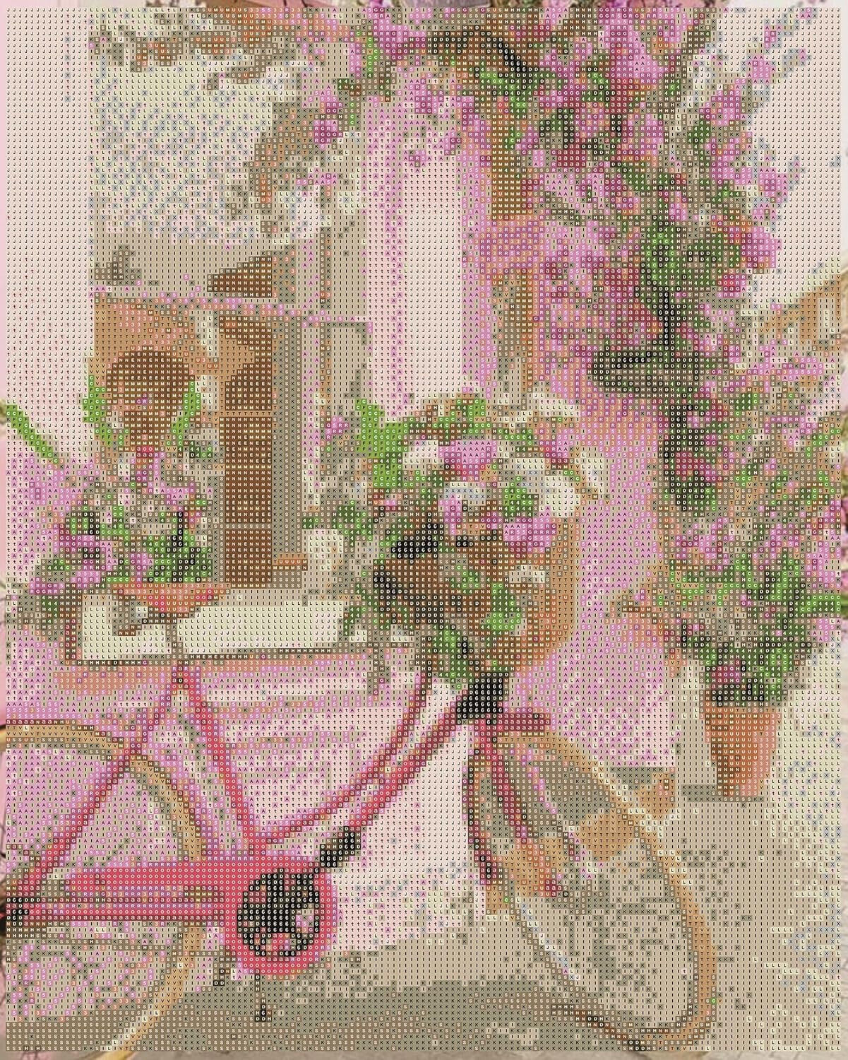 Diamond Painting Bicicletta 40x50 cm Basteln Sie Ihr eigenes Kunstwerk Deko