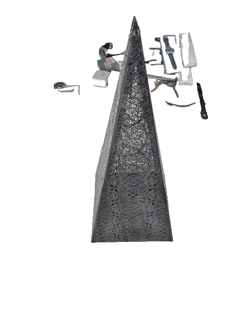 Lichterpyramide "Ornamente", 50cm  (B-Ware)