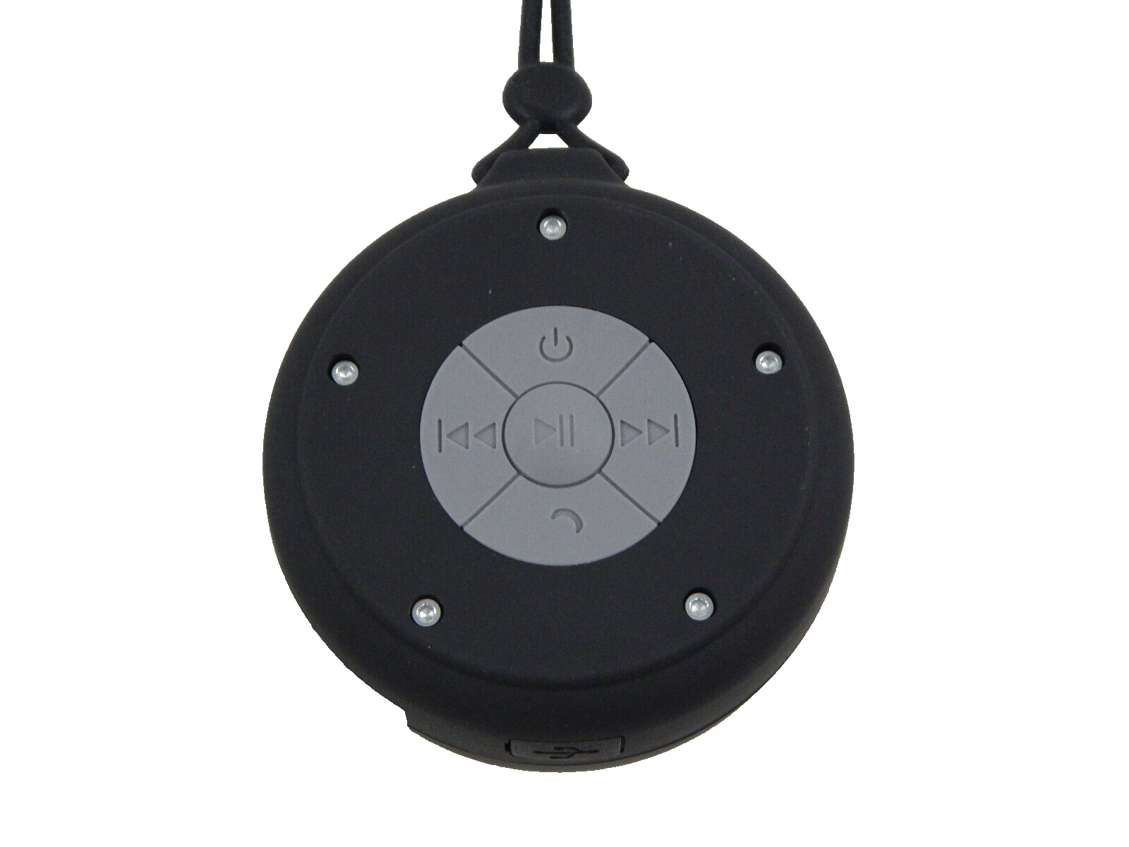 Bluetooth BT Sound Shower Lautsprecher für Dusche & Badezimmer in Schwarz