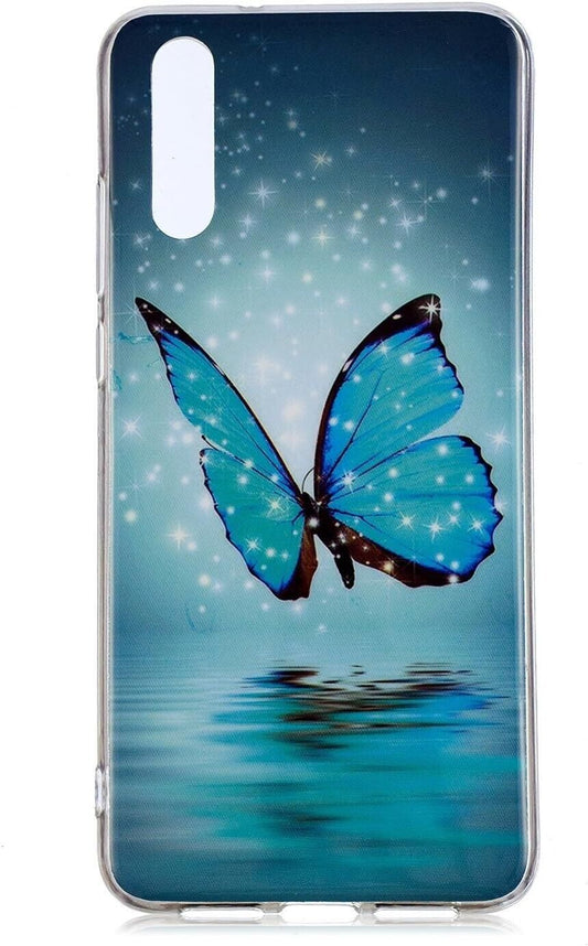Huawei P20 Pro Silikon Hülle mit leuchtenden Schmetterling