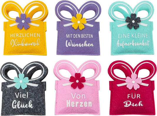 Geldgeschenk Tasche 6er-Set