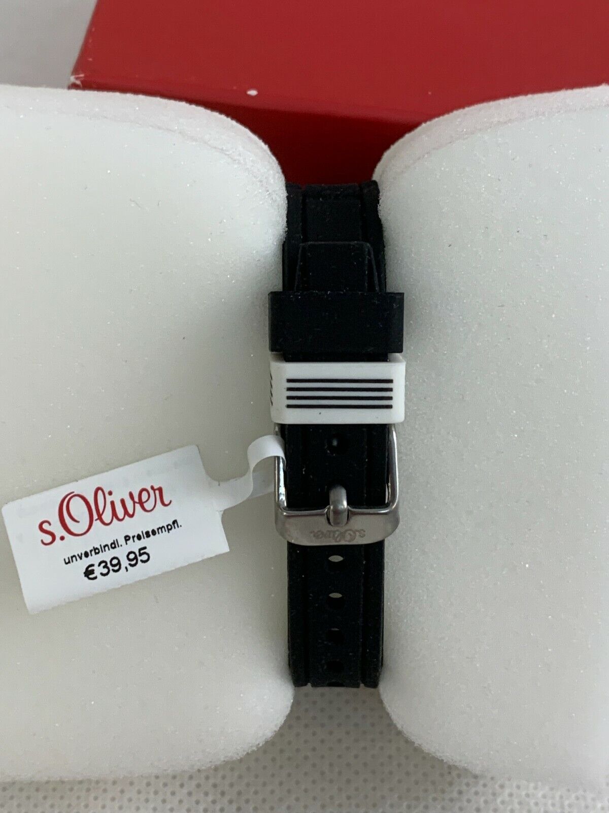 s.Oliver Silikonband schwarz SO-3525-PQ