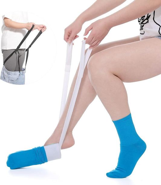 Anziehhilfe für Socken und Hosen, Anziehhilfe für ältere und behinderte schwange