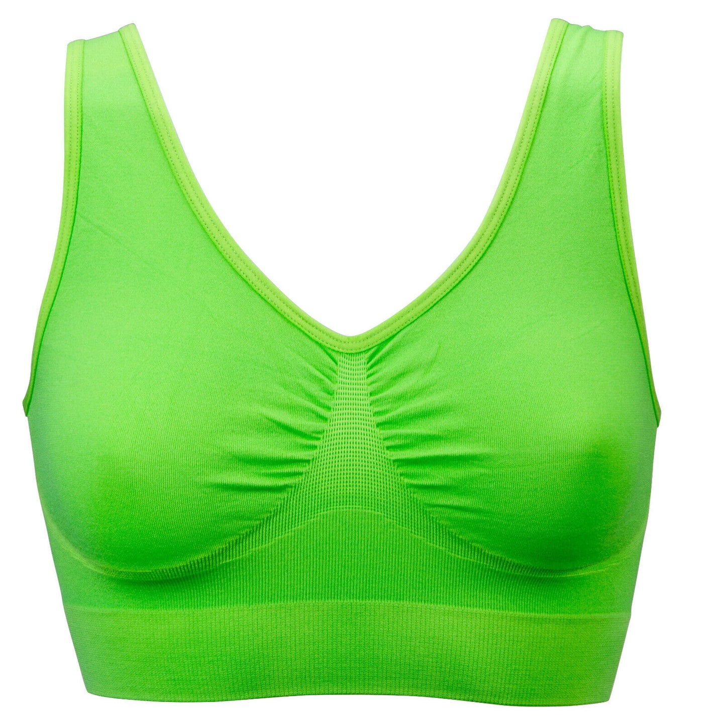 Ahh Bra 3er Set - Größe: XXXL - Pink, Blau, Limette Damen BH bei 30° Waschbar
