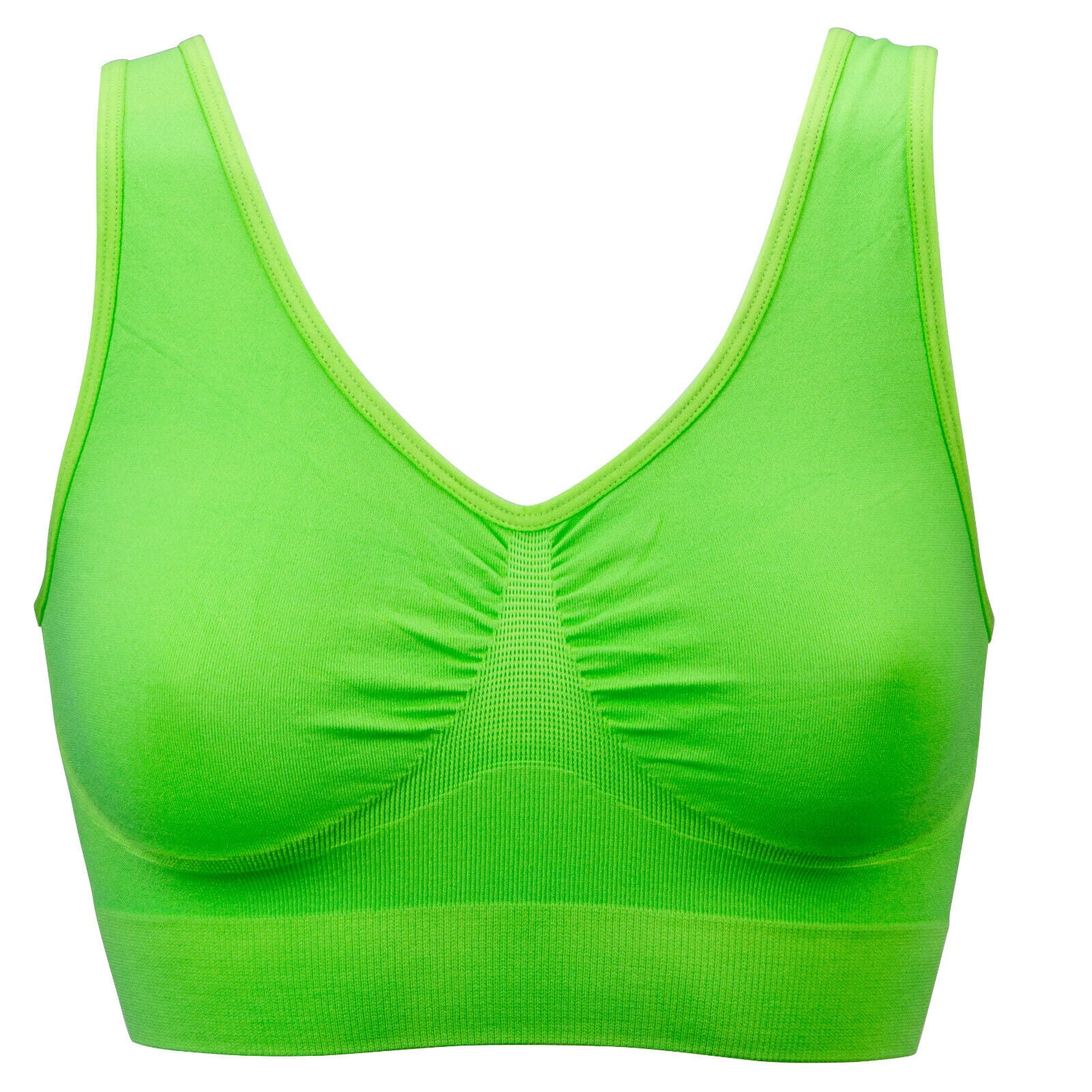 Ahh Bra 3er Set - Größe: XXXL - Pink, Blau, Limette Damen BH bei 30° Waschbar
