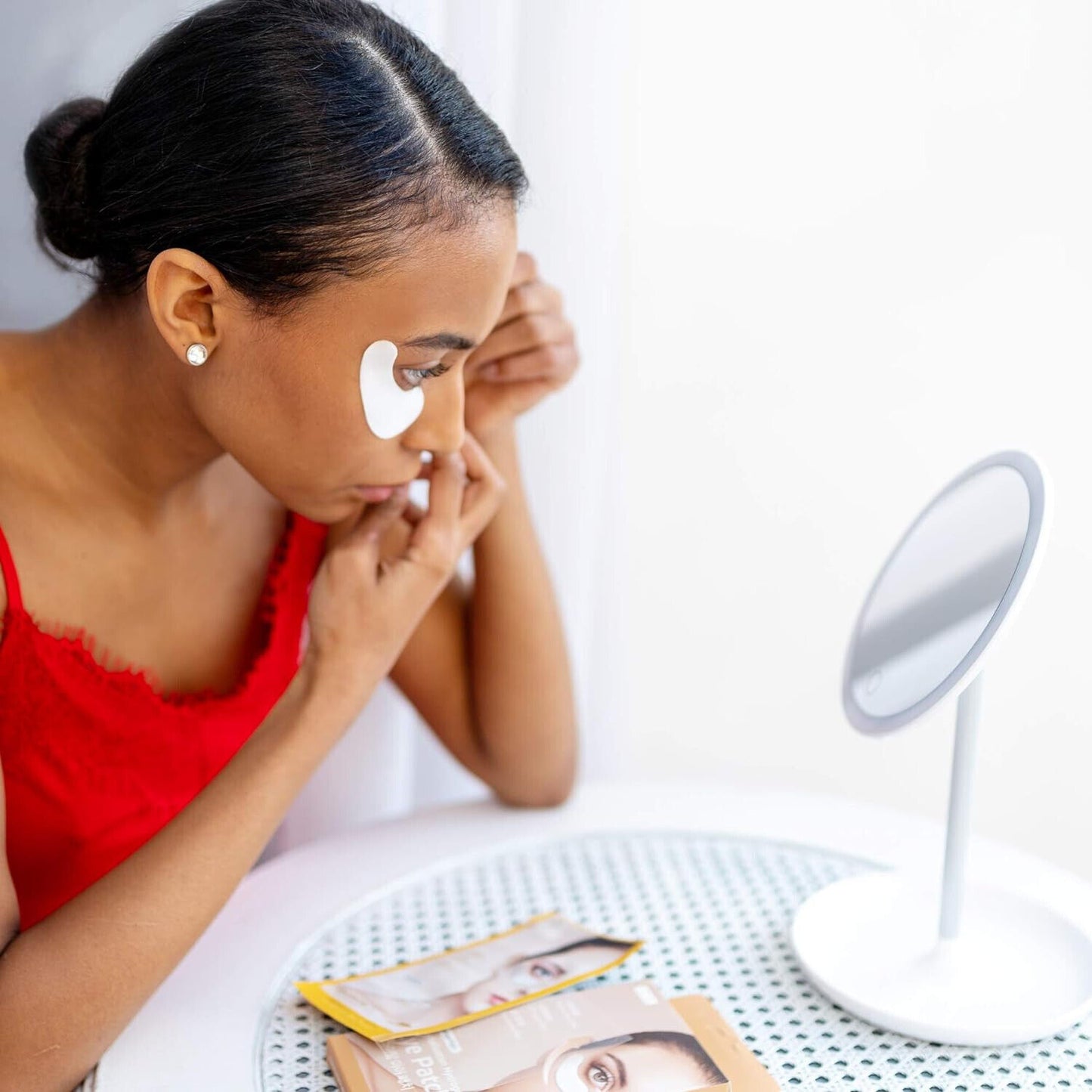 Revitalisierung Augenmaske Augenfaltenmaske Anti Aging Verjüngende Maske 8er Set