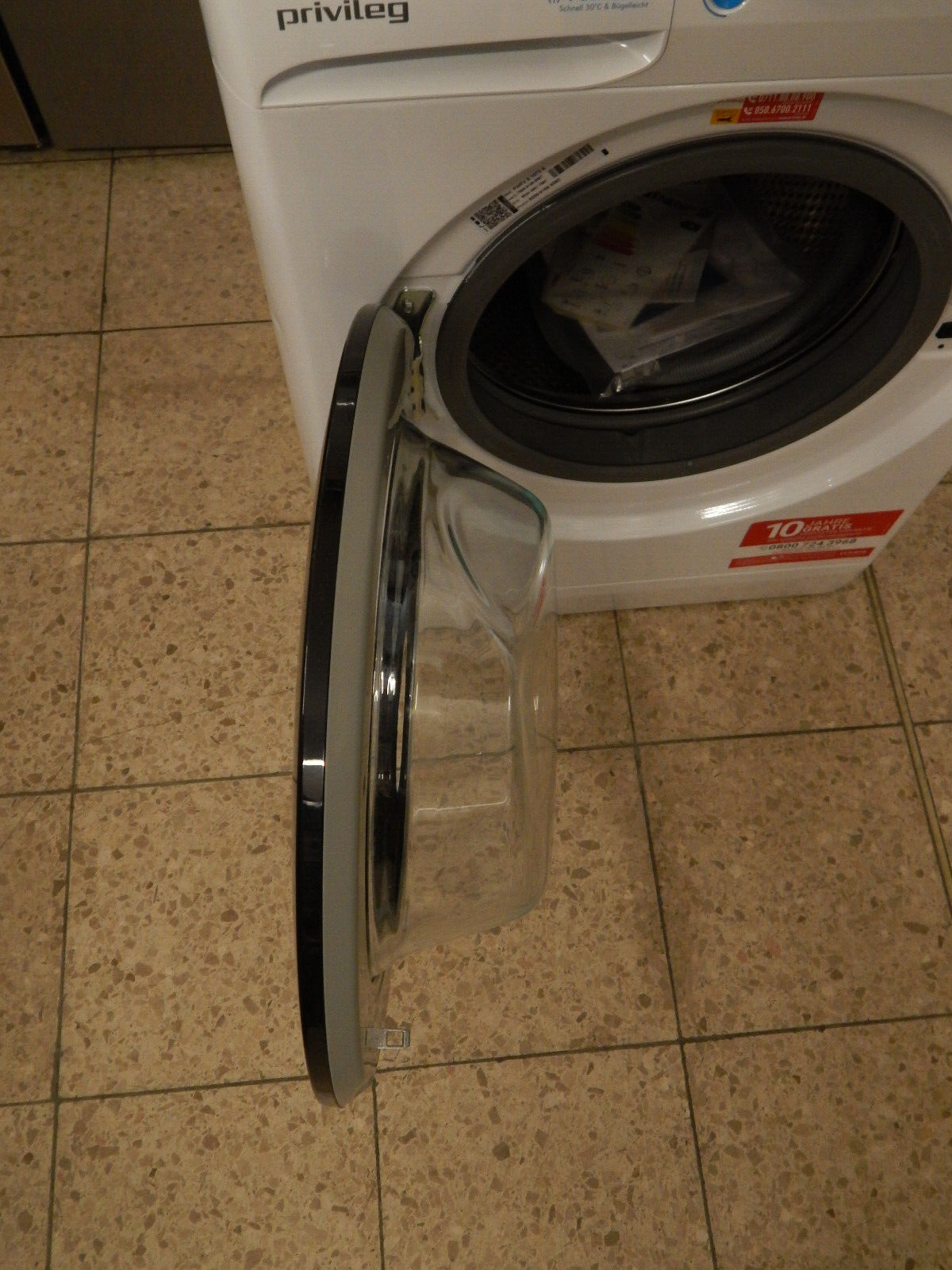 Privileg PWFV X 1073 A Waschmaschine 10kg Dampf-Programme 1400U/min in Weiß