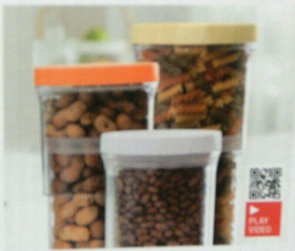 InnovaGoods Hermetische Anpassbare Plastikbehälter (3er Pack)