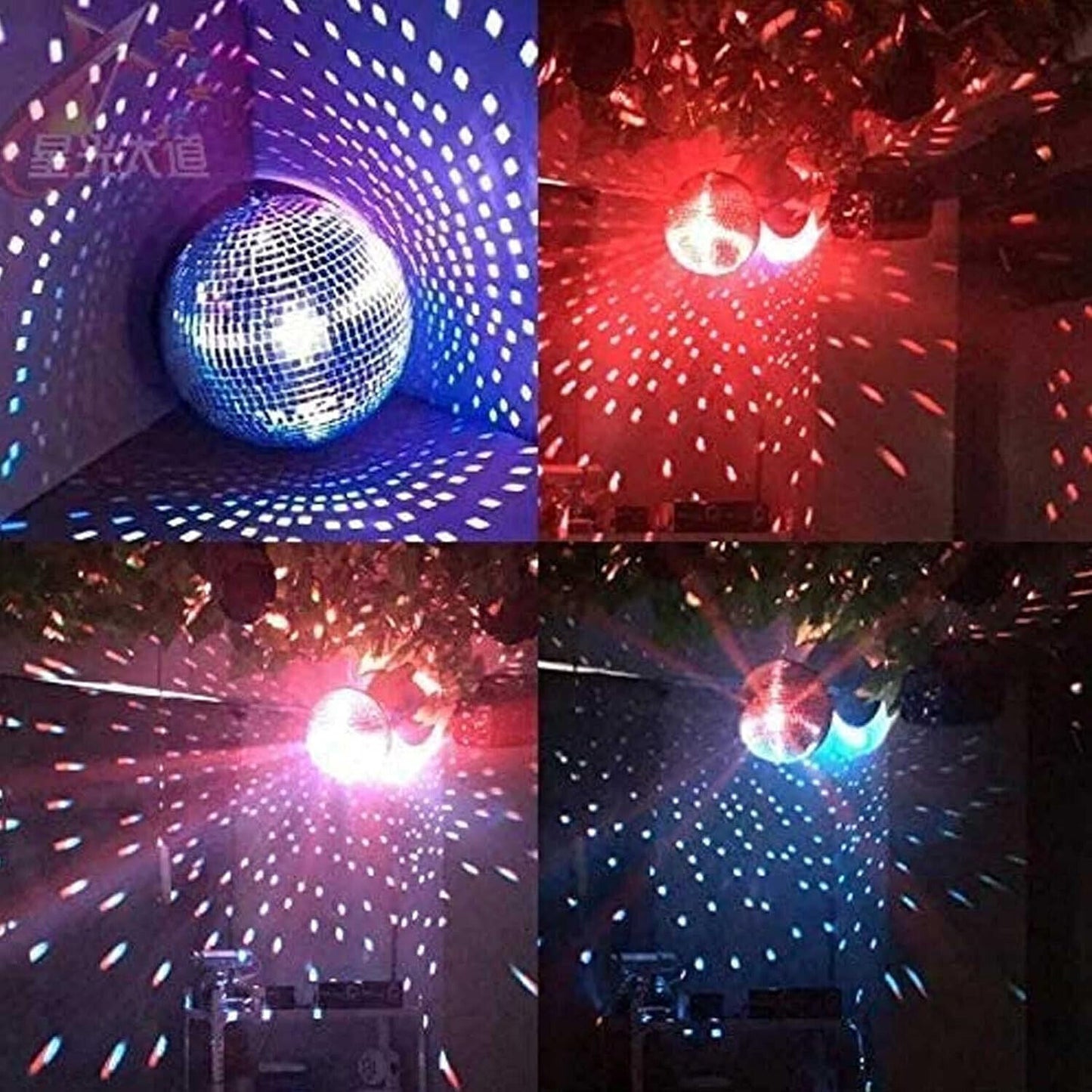 Spiegelkugel 20CM Coole und lustige silberne Party-DiscoKugel Disco Kugel Silber