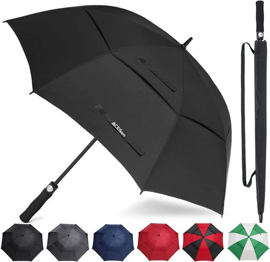 Regenschirm Large XL/XXL – sturmsicher, automatisch öffnend, mit doppelter Dachb