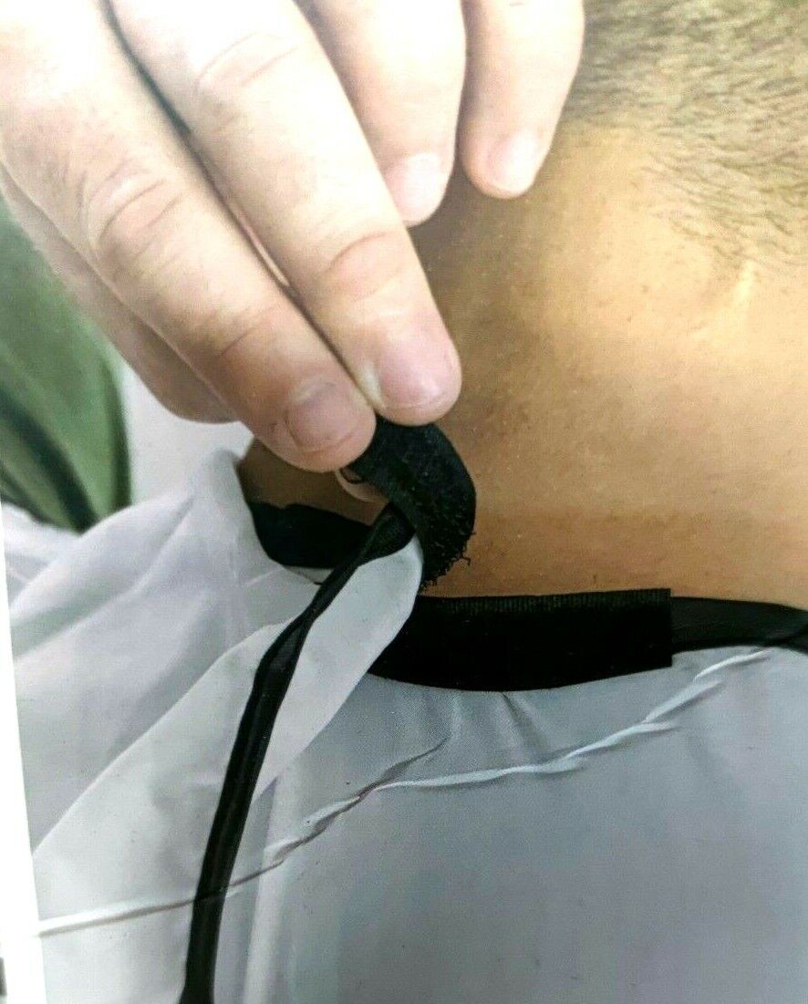 Latz für Bartrasur mit Saugnäpfen