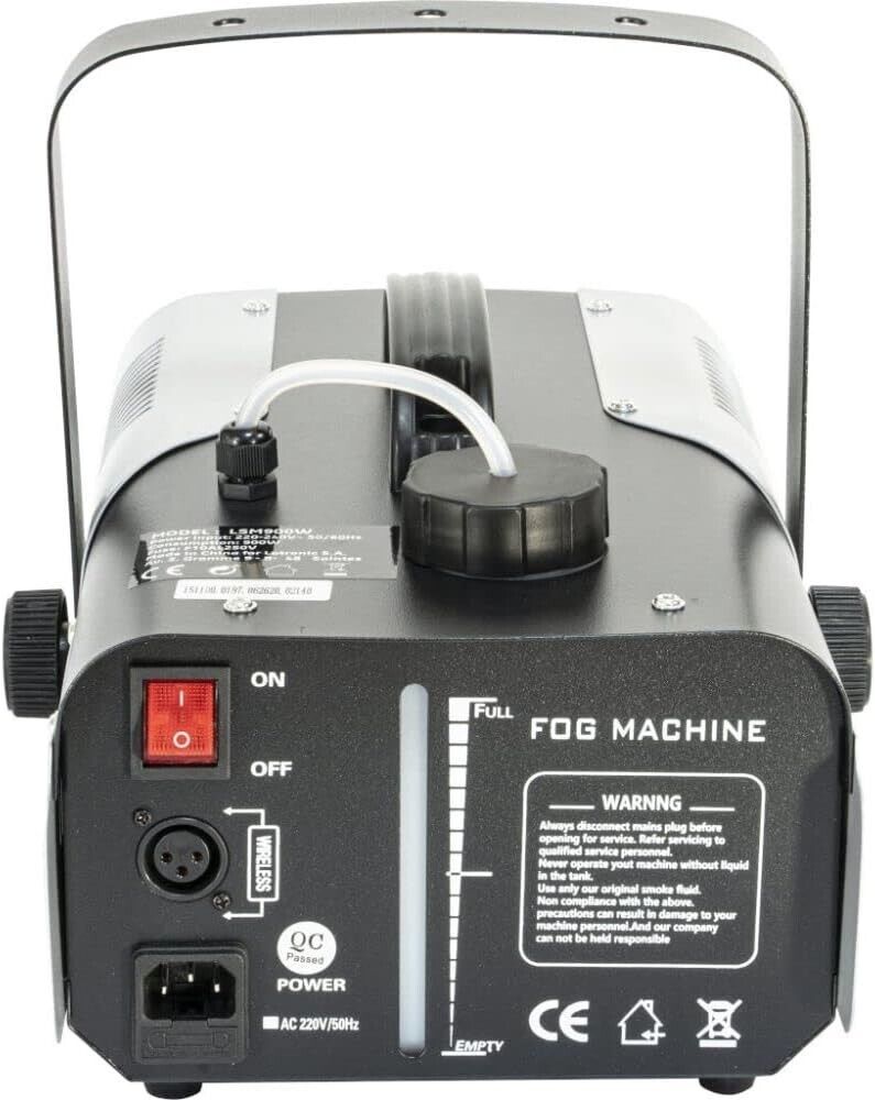 IBIZA LSM900W NEBELMASCHINE FERNBEDIENUNG EVENT EFFEKT BÜHNE DJ FEIER