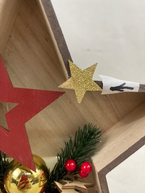 LED-Sterne "Xmas", 3er-Set Rot