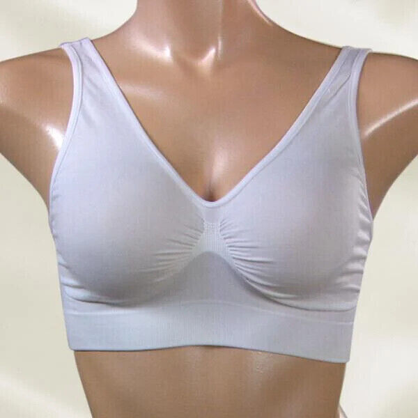 Ahh Bra 3er Set - Größe XXXL - Rosa, Türkis, Flieder Damen BH bei 30° Waschbar