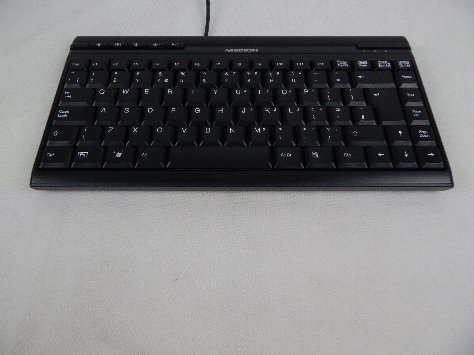 Medion 5139U Tastatur Keyboard QWERTY UK  USB schwarz NEU