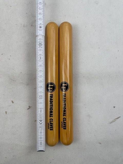 Claves Latin Percussion LP262R Traditional Clave Exotic Wood Klanghölzer Klangho