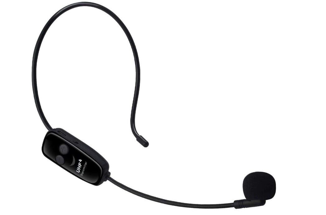 PELLOR Wireless UHF Mikrofon, Professionell Kabellos Wiederaufladbar Mikrofon He