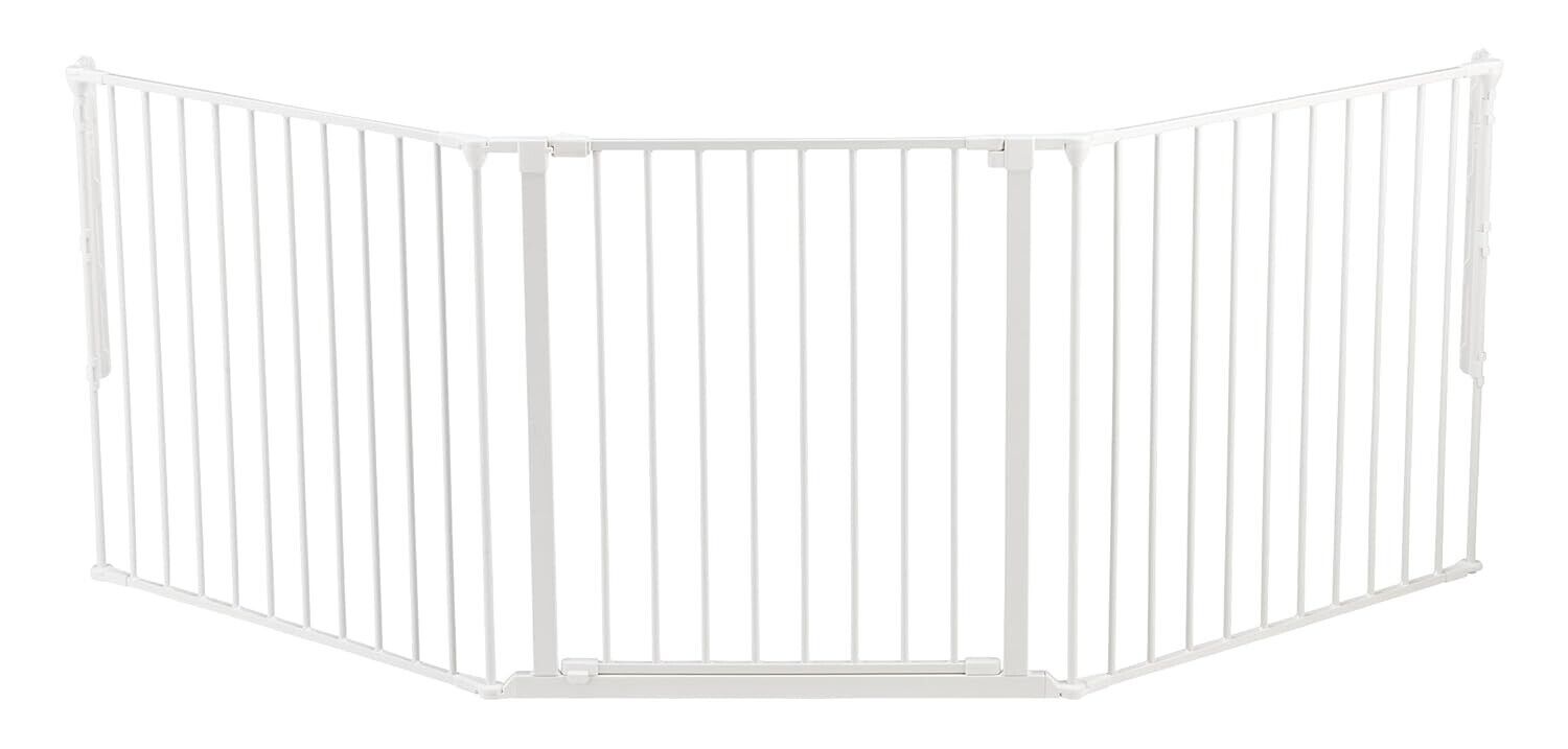 BabyDan Flex L, 90-223 cm, Treppenschutzgitter/Raumteiler, Weiß, Made in Denmark