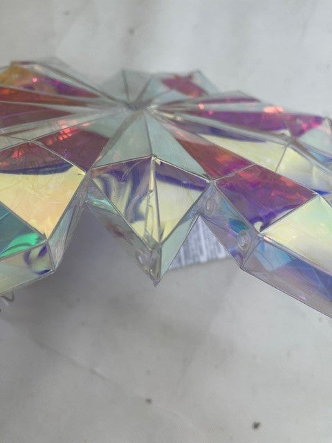 LED-Hängedeko "Rainbow Kristall", 34cm