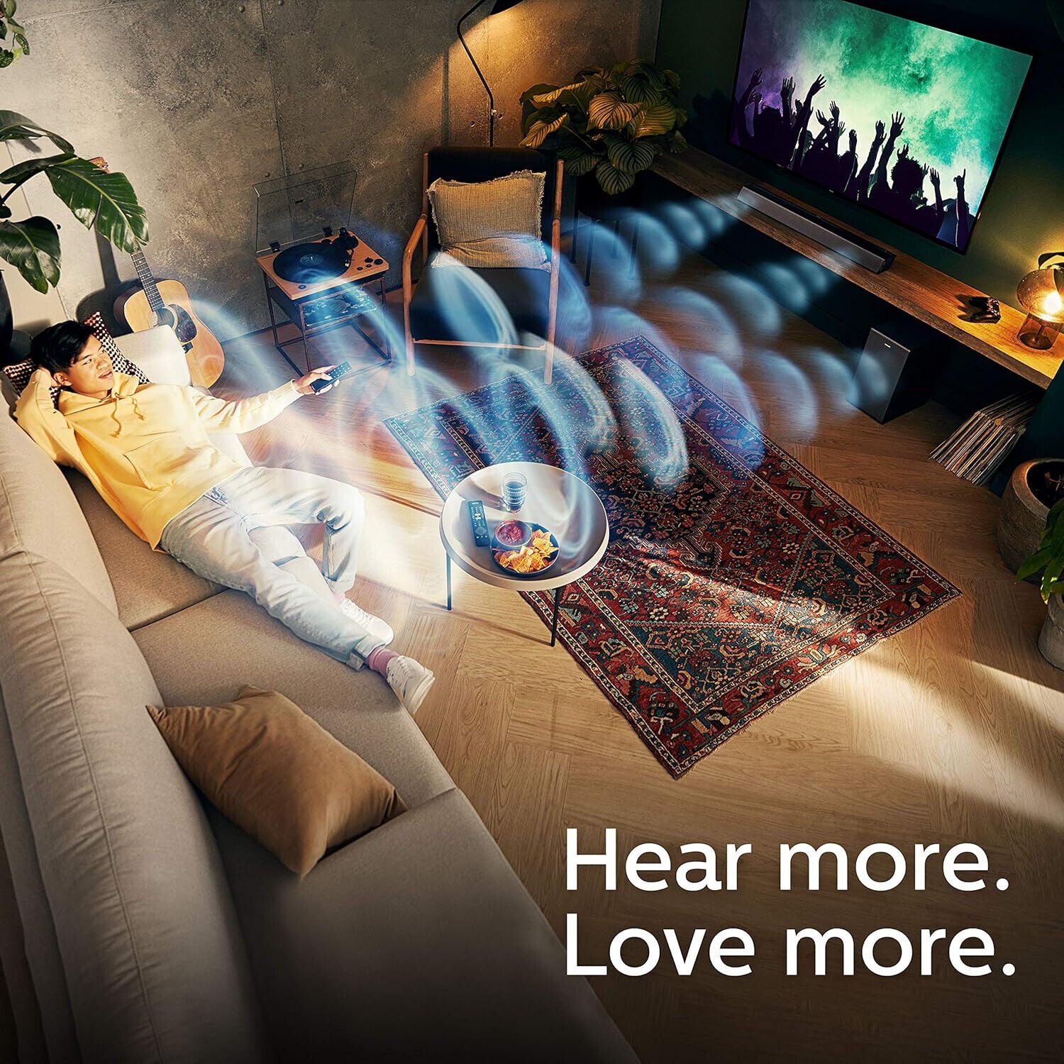 PHILIPS TAB7305 - Soundbar Bluetooth 2.1 Wireless-Subwoofer 300W HDMI Schwarz
