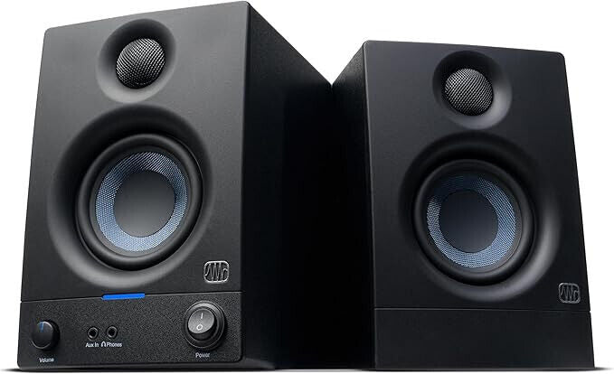 PreSonus Eris 3.5 Gen 2, 3,5"-Aktivlautsprecher für Multimedia, Gaming, Schwarz
