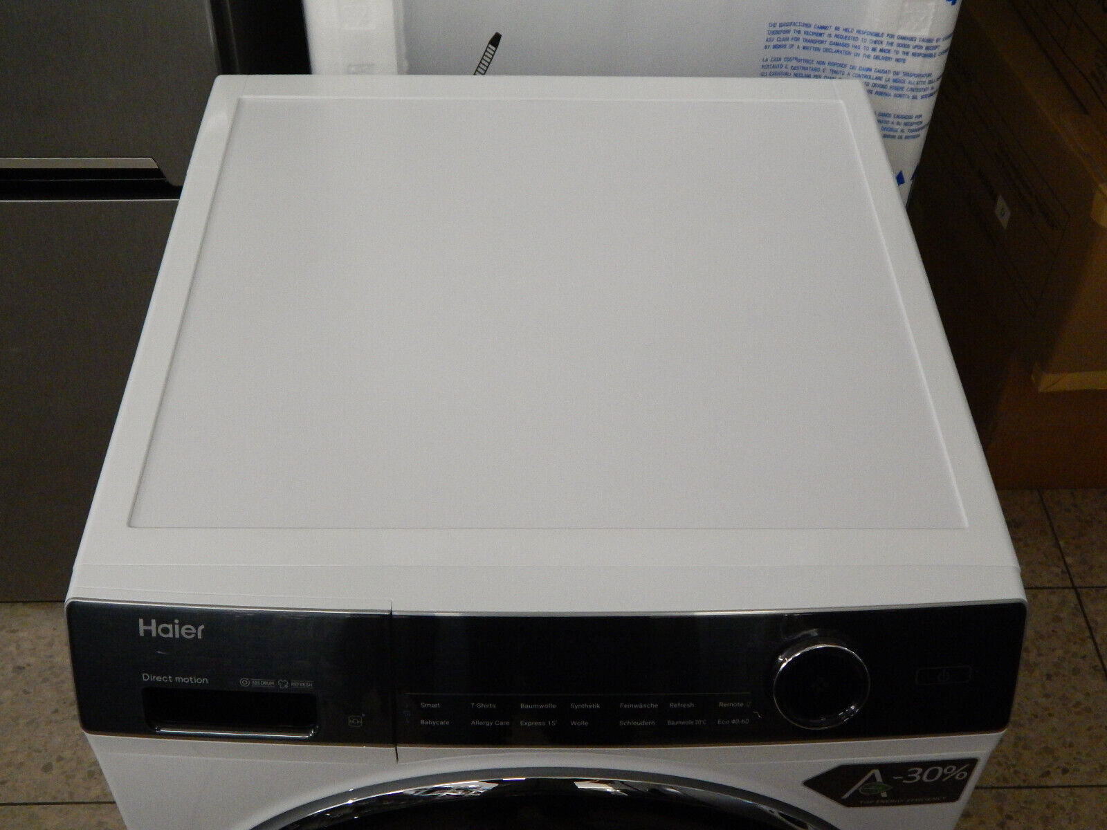 Haier 11 kg Waschmaschine HW110-B14979U1, Mengenautomatik 1400U/min in Weiß