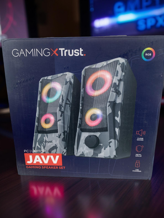 Trust Gaming GXT 606 Javv 2.0 PC Lautsprecher 12W RGB Speaker Set PC/Laptop