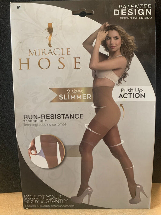 JML Miracle Hose 2er-Pack – Strumpfhosen zur sofortigen Körperformung, Größe M, 