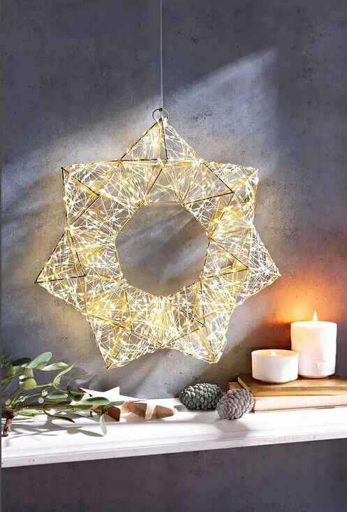 LED-Deko Stern "Shine" 960 LEDs, 38cm Weihnachtsdeko Dekoration Wohnungsdeko