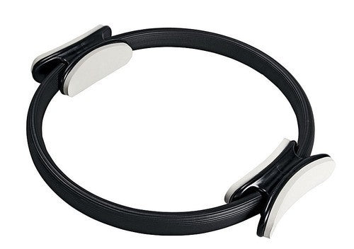 Pilates Ring Anfänger Ganzkörpertraining Sport Schwarz Ø 38 cm schwarz