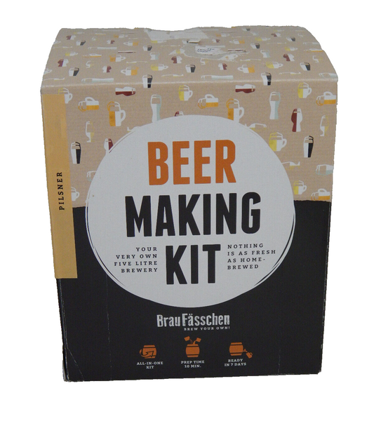 Braufässchen |Bierbrauset zum selber brauen | Pils im 5 liter Fass | In 7 Tagen