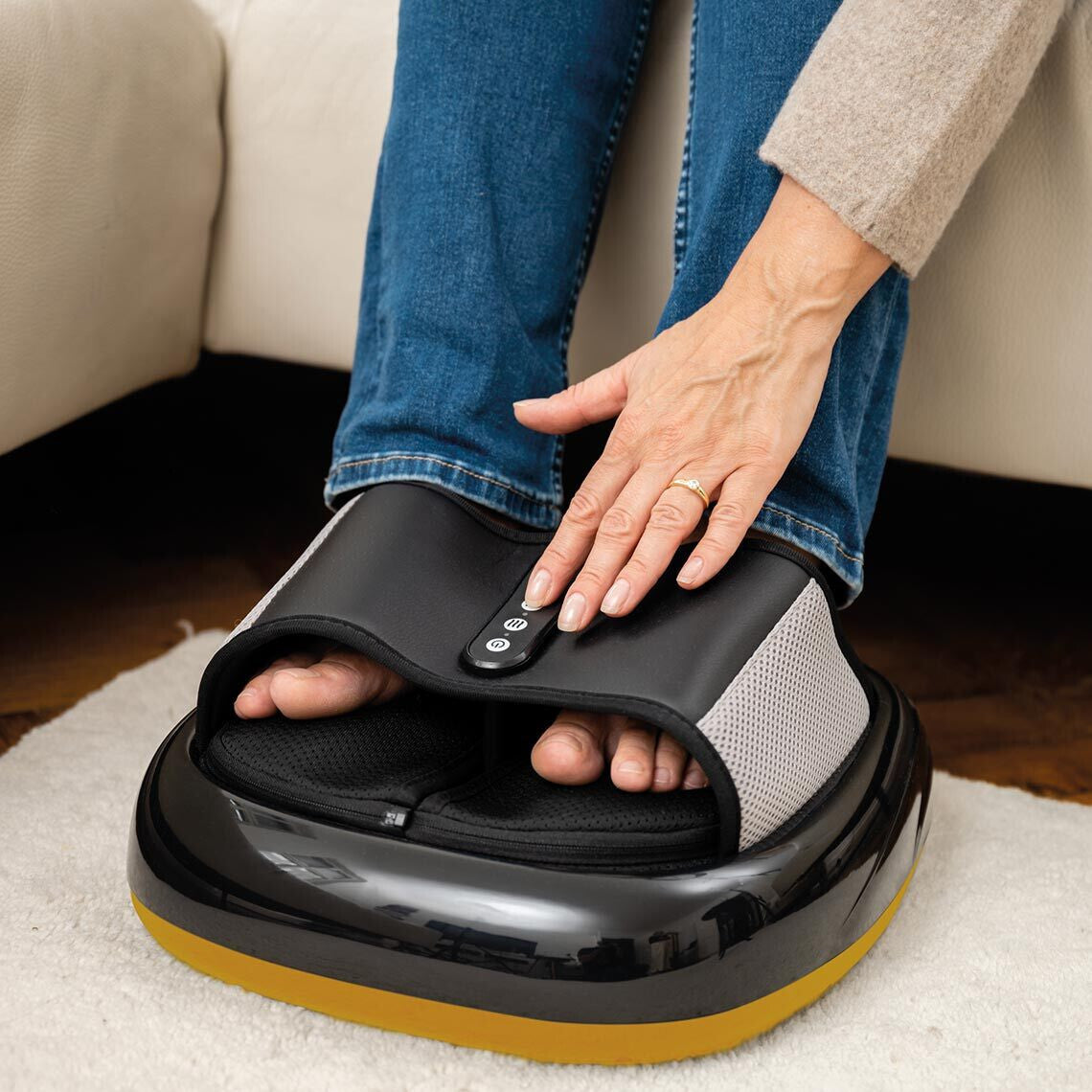 Belena Air Balance Das nächste Level der Fußmassage Fuß Massage Gerät in Schwarz
