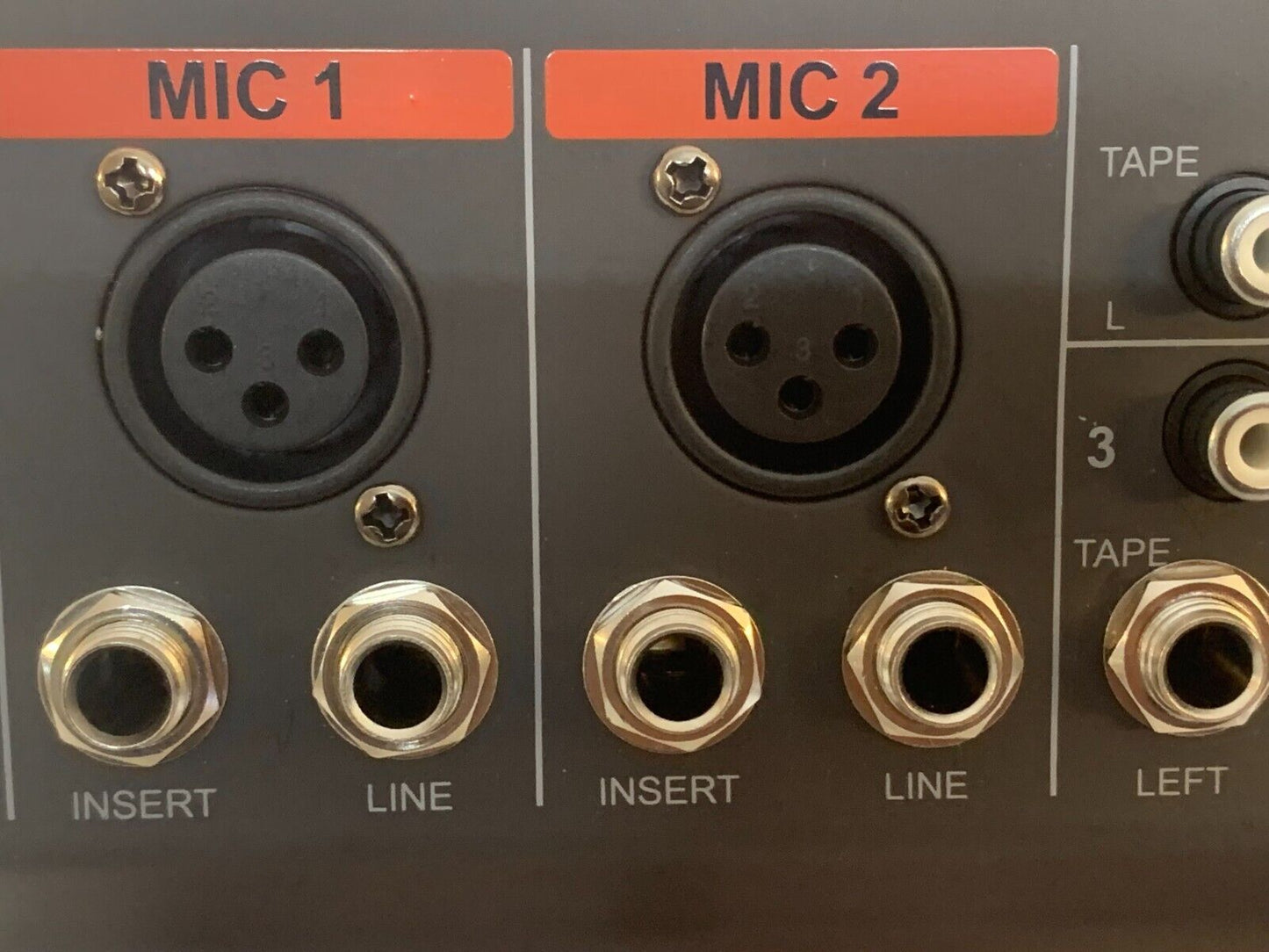 LNYXQX Tragbares 4-Kanal-Mic-Line-Audiomischpult Mischpult 3-Band-EQ USB-Schnitt