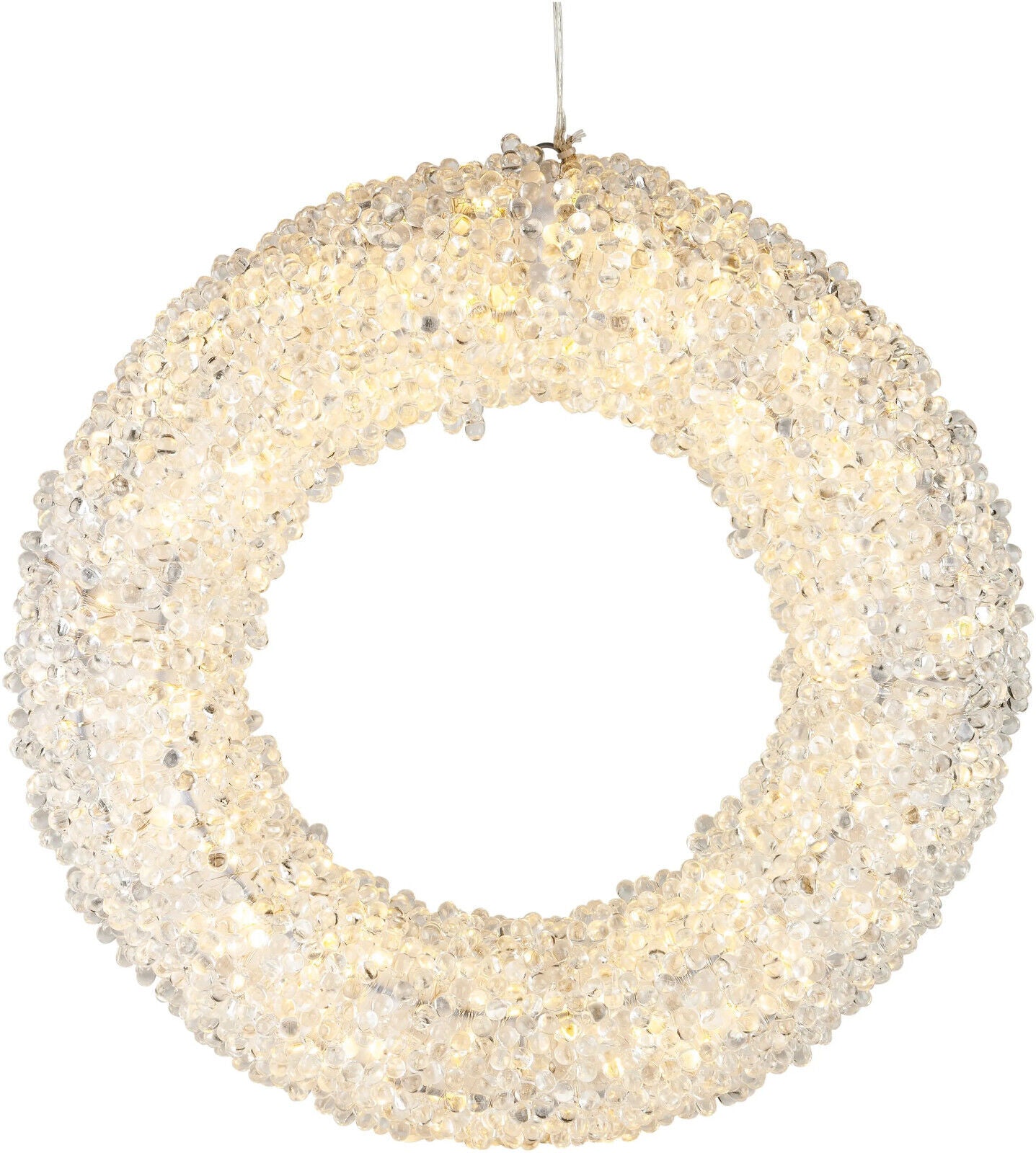 LED-Dekokranz "Shiny Bead" 960 LEDs, 40cm LED Advent Deko Weihnachten Dekoration