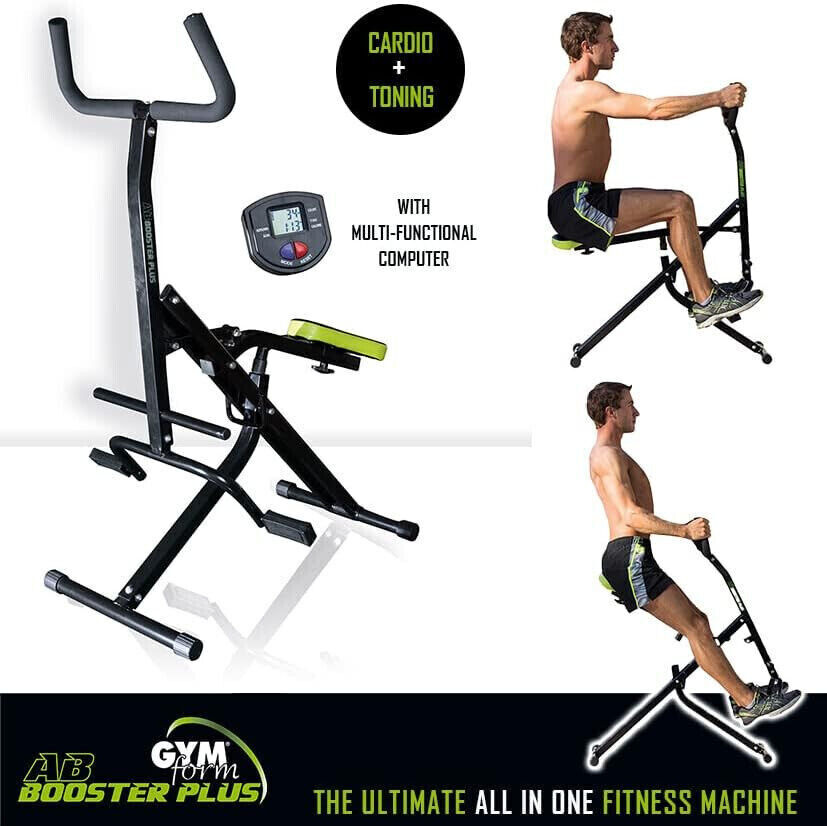 GYMFORM Heimtrainer Ab Booster Plus Trainingsgerät Ganzkörper Fitnessgerät