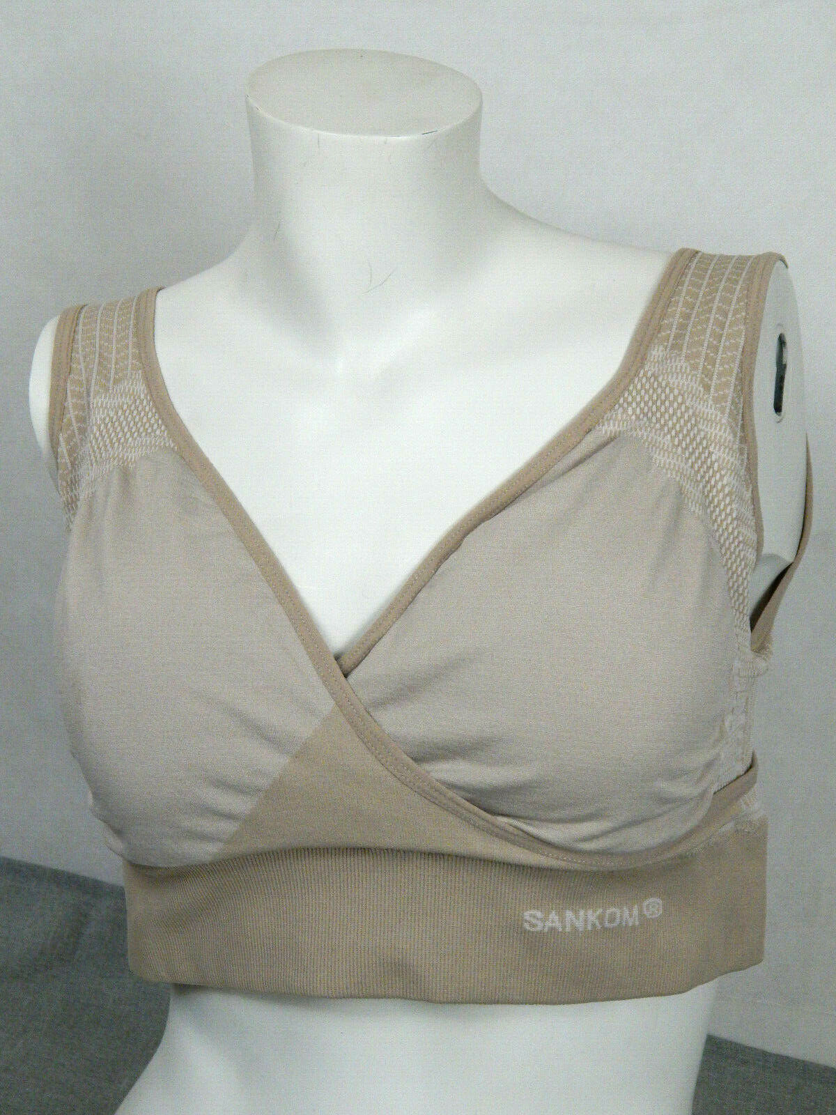 SANKOM Patent-Bra Wunder-BH, L / XL 95/100cm 100/110cm Beige)