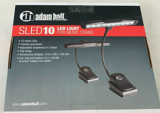 ah adam hall Stands SLED 10 - mobile LED Notenpultleuchte/Leselampe