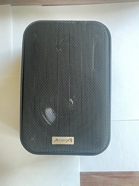 Audibax PR-42T Schwarz 4 Zoll Lautsprecher 100V 2-Wege Installation 75W mit Stän
