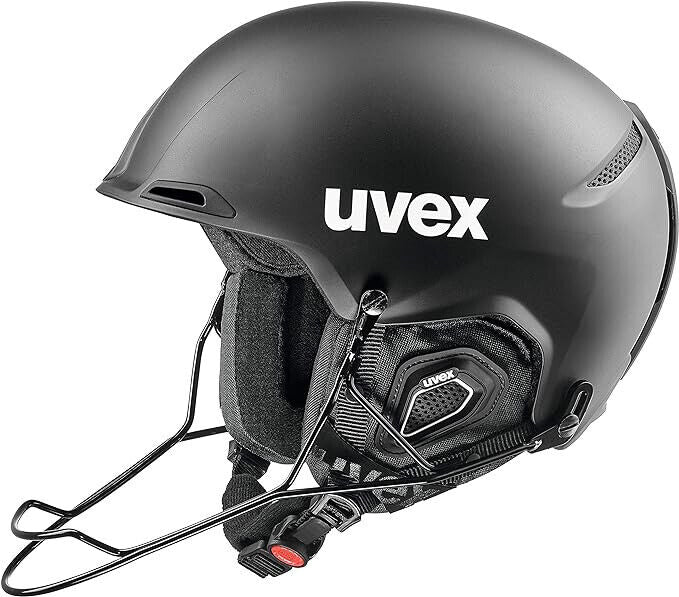 uvex Unisex-Erwachsene JAKK+ sl Skihelm, Black mat, 59-62 cm