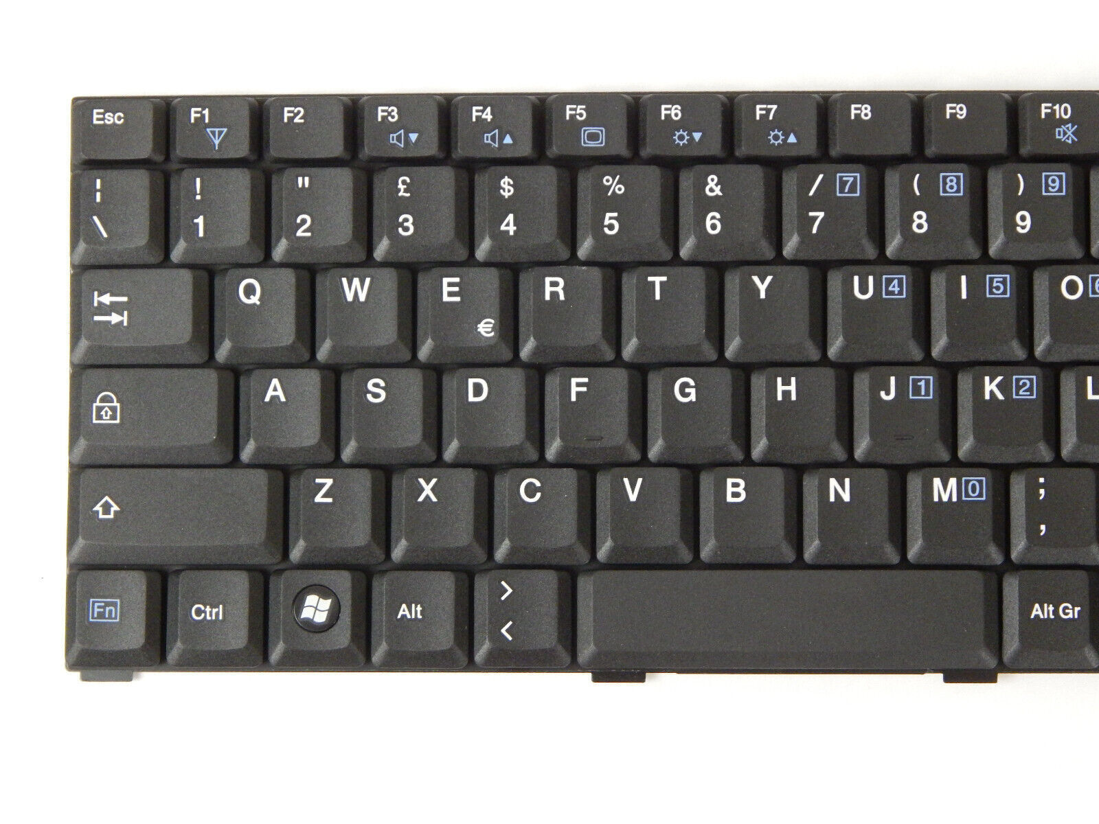 Laptop Tastatur Universal QWERTY Layout Laptoptastatur Notebook Einbau Tastatur