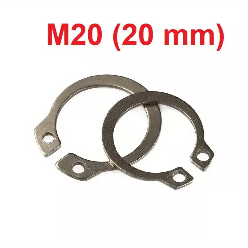 Sicherungsring M5 bis M20 DIN 471 Außen, Seegering, Edelstahl A2, 5mm - 20mm