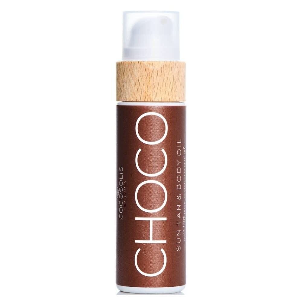 COCOSOLIS CHOCO Bräunungsbeschleuniger – Bio-Bräunungsöl mit Vitamin E & Duft na